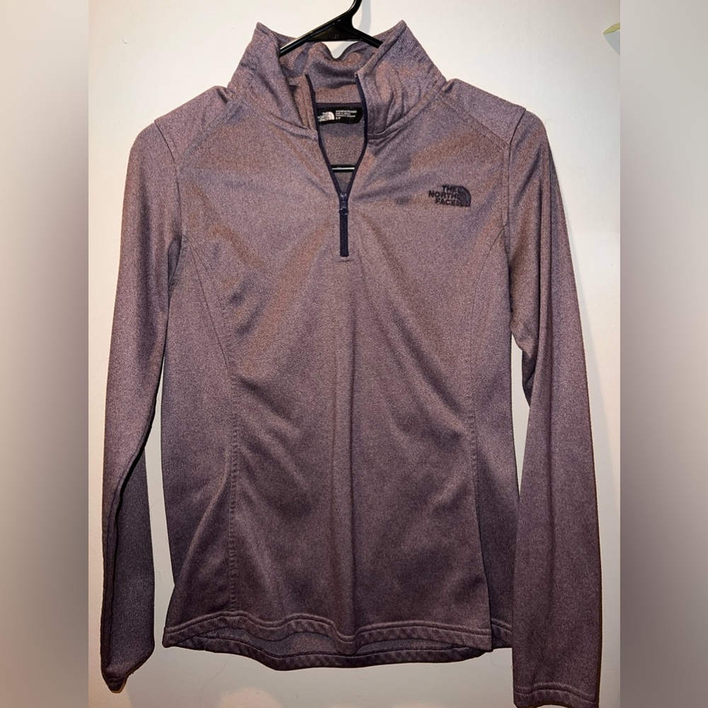 The North Face Womens Purple Pullover 1/4 zipper